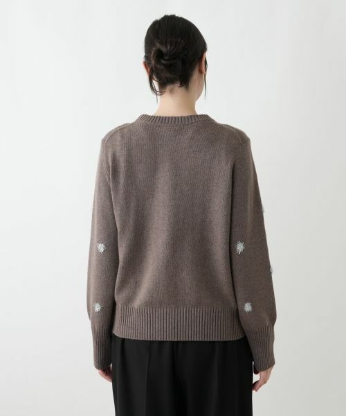 Leilian PLUS HOUSE / レリアンプラスハウス ニット・セーター | フェザーラメドットニットプルオーバー【NEMIKA】 | 詳細9