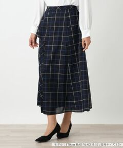 Leilian PLUS HOUSE / レリアンプラスハウス ミニ・ひざ丈スカート | フレアスカート【BOURGE】