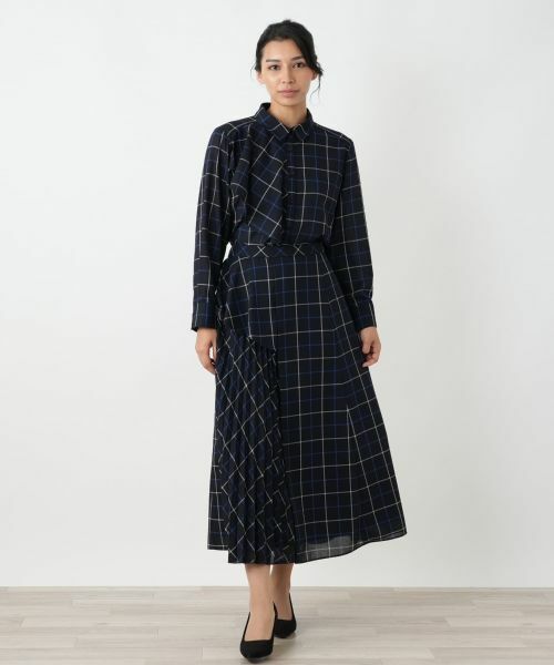 Leilian PLUS HOUSE / レリアンプラスハウス ミニ・ひざ丈スカート | フレアスカート【BOURGE】 | 詳細4