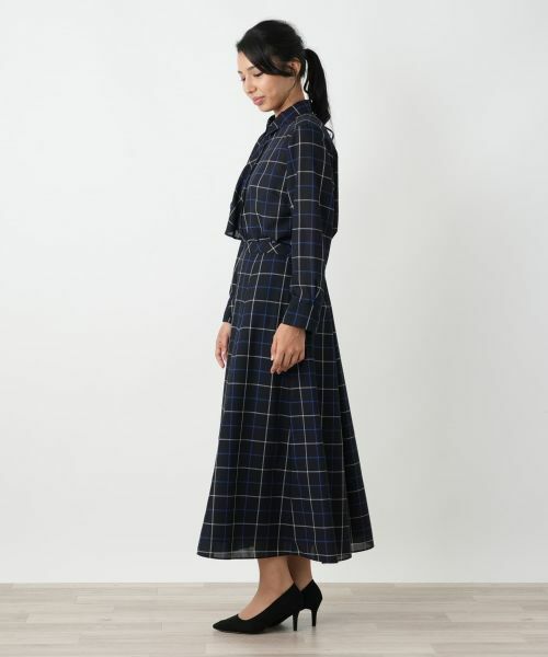 Leilian PLUS HOUSE / レリアンプラスハウス ミニ・ひざ丈スカート | フレアスカート【BOURGE】 | 詳細5