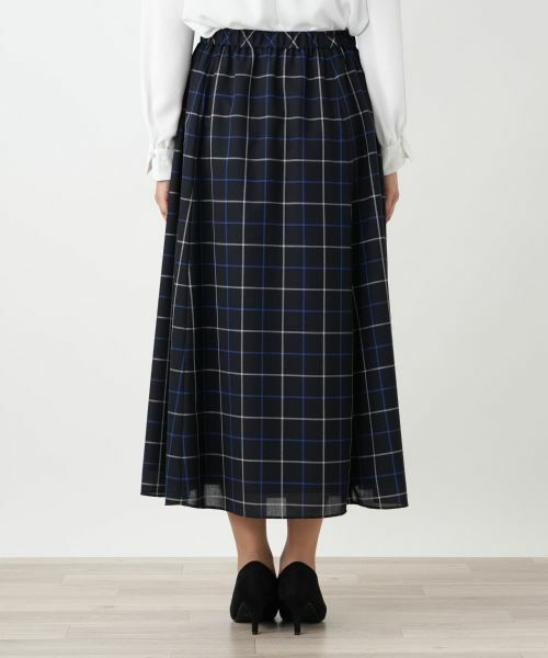 Leilian PLUS HOUSE / レリアンプラスハウス ミニ・ひざ丈スカート | フレアスカート【BOURGE】 | 詳細9