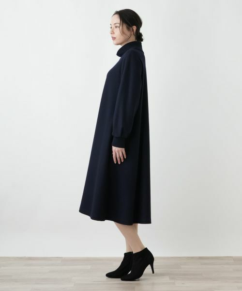 Leilian PLUS HOUSE / レリアンプラスハウス ドレス | ハイネックAラインワンピース【25年11月カタログ】 | 詳細2