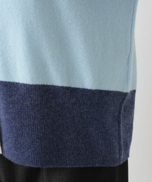 Leilian PLUS HOUSE / レリアンプラスハウス カーディガン・ボレロ | カシミヤ配色カーディガン【Leilian WHITE LABEL】 | 詳細19