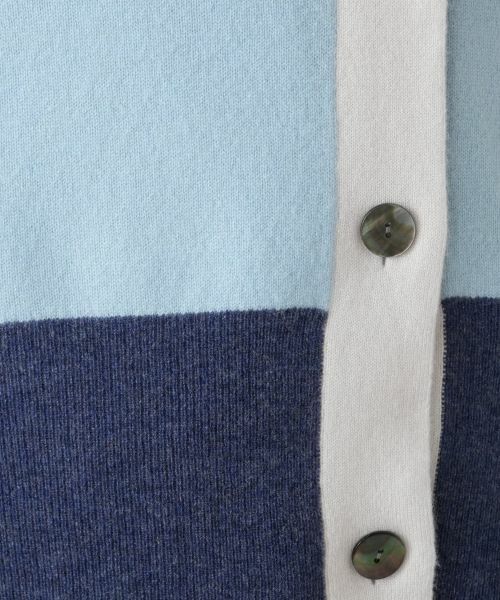 Leilian PLUS HOUSE / レリアンプラスハウス カーディガン・ボレロ | カシミヤ配色カーディガン【Leilian WHITE LABEL】 | 詳細21