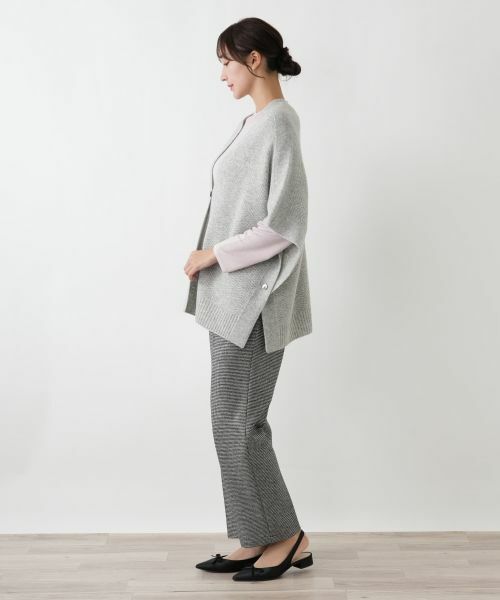 Leilian PLUS HOUSE / レリアンプラスハウス テーラードジャケット | 幾何柄ニットケープ【Leilian WHITE LABEL】 | 詳細21