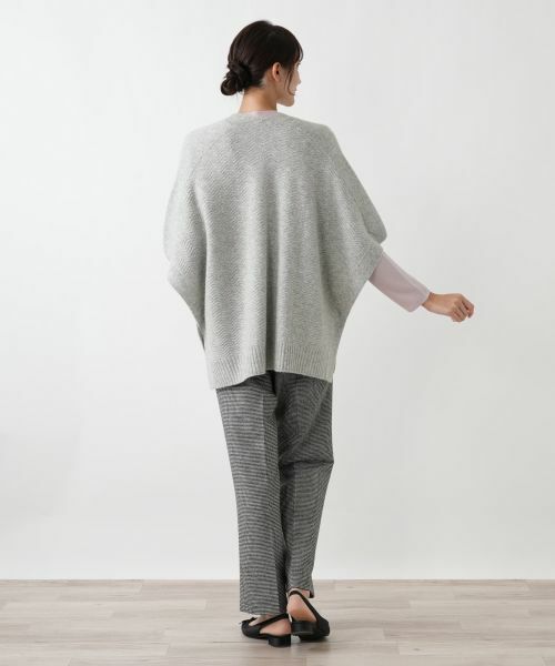 Leilian PLUS HOUSE / レリアンプラスハウス テーラードジャケット | 幾何柄ニットケープ【Leilian WHITE LABEL】 | 詳細22