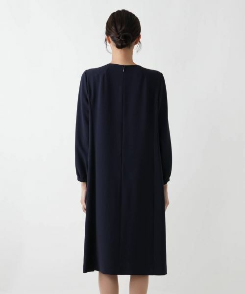 Leilian PLUS HOUSE / レリアンプラスハウス ドレス | 異素材切り替えワンピース【セレモニー】【Leilian WHITE LABEL】 | 詳細18