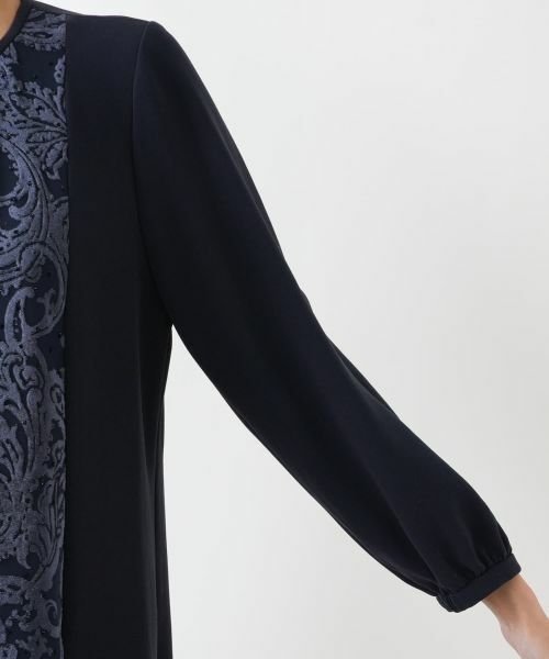 Leilian PLUS HOUSE / レリアンプラスハウス ドレス | 異素材切り替えワンピース【セレモニー】【Leilian WHITE LABEL】 | 詳細22