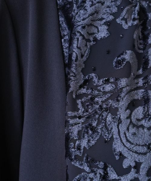 Leilian PLUS HOUSE / レリアンプラスハウス ドレス | 異素材切り替えワンピース【セレモニー】【Leilian WHITE LABEL】 | 詳細26