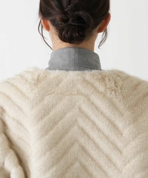 Leilian PLUS HOUSE / レリアンプラスハウス テーラードジャケット | フェイクファージャケット【セレモニー】【Leilian WHITE LABEL】 | 詳細14