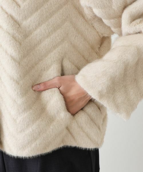 Leilian PLUS HOUSE / レリアンプラスハウス テーラードジャケット | フェイクファージャケット【セレモニー】【Leilian WHITE LABEL】 | 詳細17