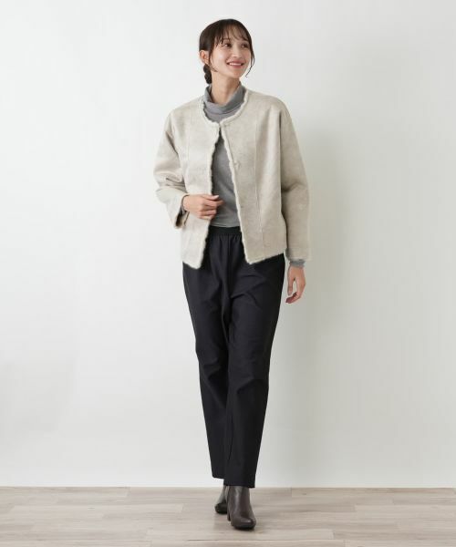 Leilian PLUS HOUSE / レリアンプラスハウス テーラードジャケット | フェイクファージャケット【セレモニー】【Leilian WHITE LABEL】 | 詳細8