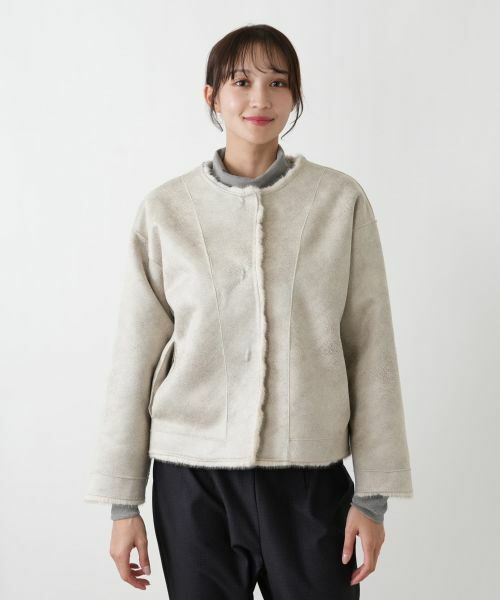 Leilian PLUS HOUSE / レリアンプラスハウス テーラードジャケット | フェイクファージャケット【セレモニー】【Leilian WHITE LABEL】 | 詳細9