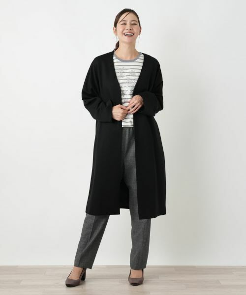 Leilian PLUS HOUSE / レリアンプラスハウス その他アウター | ニットコート | 詳細1