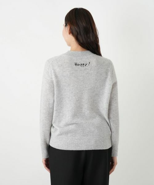 Leilian PLUS HOUSE / レリアンプラスハウス ニット・セーター | ロゴカシミヤニットプルオーバー【NEMIKA】 | 詳細12