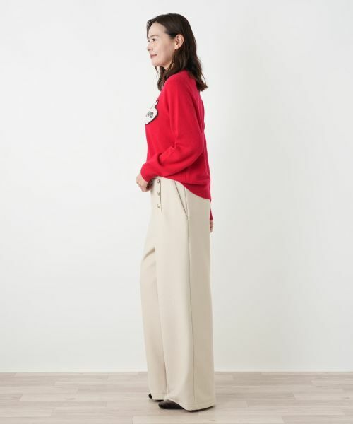 Leilian PLUS HOUSE / レリアンプラスハウス ニット・セーター | ロゴカシミヤニットプルオーバー【NEMIKA】 | 詳細5