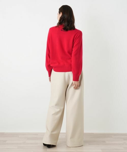 Leilian PLUS HOUSE / レリアンプラスハウス ニット・セーター | ロゴカシミヤニットプルオーバー【NEMIKA】 | 詳細6