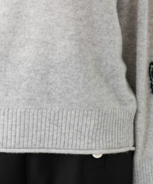 Leilian PLUS HOUSE / レリアンプラスハウス ニット・セーター | 猫モチーフカシミヤニットプルオーバー【NEMIKA】 | 詳細17