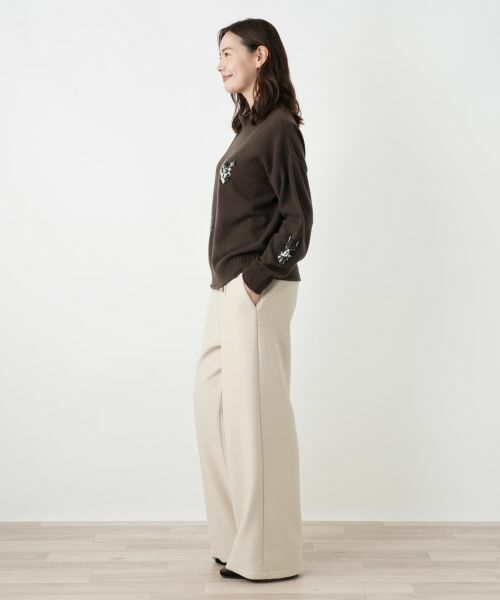 Leilian PLUS HOUSE / レリアンプラスハウス ニット・セーター | 猫モチーフカシミヤニットプルオーバー【NEMIKA】 | 詳細2