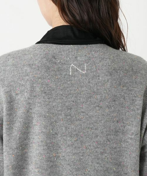 Leilian PLUS HOUSE / レリアンプラスハウス カーディガン・ボレロ | 猫モチーフカシミヤカーディガン【NEMIKA】 | 詳細14