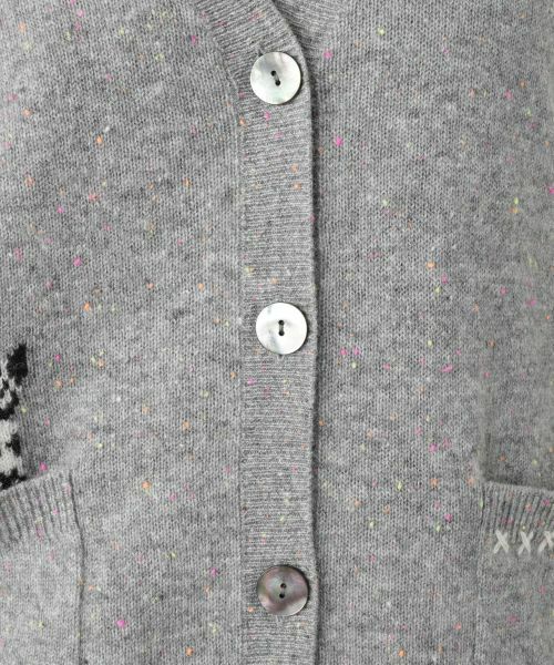 Leilian PLUS HOUSE / レリアンプラスハウス カーディガン・ボレロ | 猫モチーフカシミヤカーディガン【NEMIKA】 | 詳細19