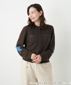 Leilian PLUS HOUSE / レリアンプラスハウス テーラードジャケット | ジップアップカシミヤカーディガン【NEMIKA】