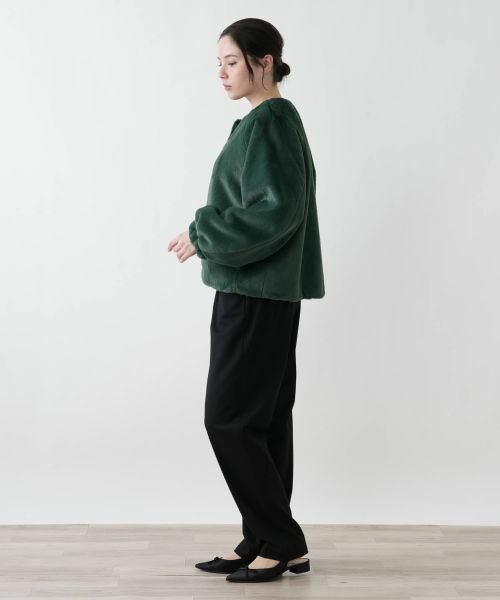 Leilian PLUS HOUSE / レリアンプラスハウス テーラードジャケット | フェイクファーブルゾン【BOURGE】 | 詳細2