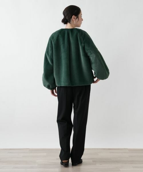 Leilian PLUS HOUSE / レリアンプラスハウス テーラードジャケット | フェイクファーブルゾン【BOURGE】 | 詳細3