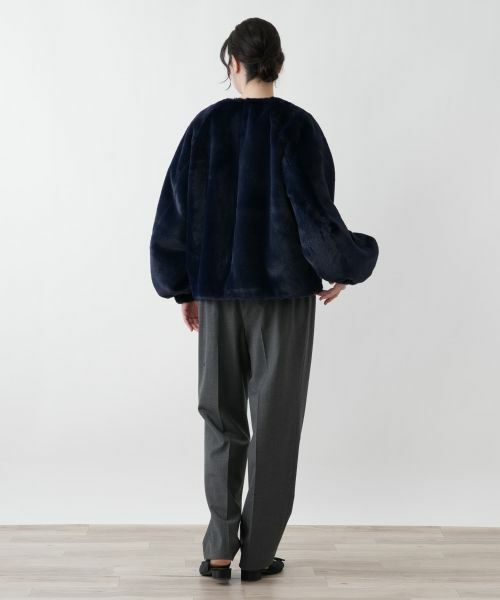 Leilian PLUS HOUSE / レリアンプラスハウス テーラードジャケット | フェイクファーブルゾン【BOURGE】 | 詳細6