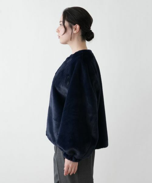 Leilian PLUS HOUSE / レリアンプラスハウス テーラードジャケット | フェイクファーブルゾン【BOURGE】 | 詳細8