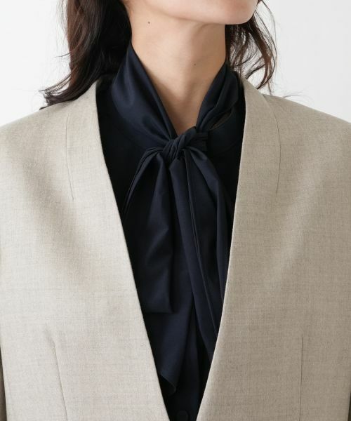 Leilian PLUS HOUSE / レリアンプラスハウス テーラードジャケット | ノーカラージャケット【BOURGE】 | 詳細10