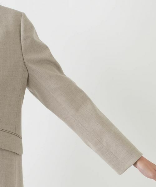 Leilian PLUS HOUSE / レリアンプラスハウス テーラードジャケット | ノーカラージャケット【BOURGE】 | 詳細12