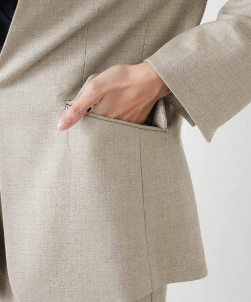 Leilian PLUS HOUSE / レリアンプラスハウス テーラードジャケット | ノーカラージャケット【BOURGE】 | 詳細15