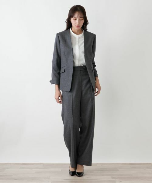 Leilian PLUS HOUSE / レリアンプラスハウス その他パンツ | センタープレスパンツ【BOURGE】 | 詳細1