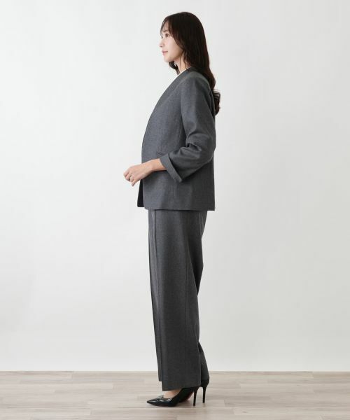 Leilian PLUS HOUSE / レリアンプラスハウス その他パンツ | センタープレスパンツ【BOURGE】 | 詳細2