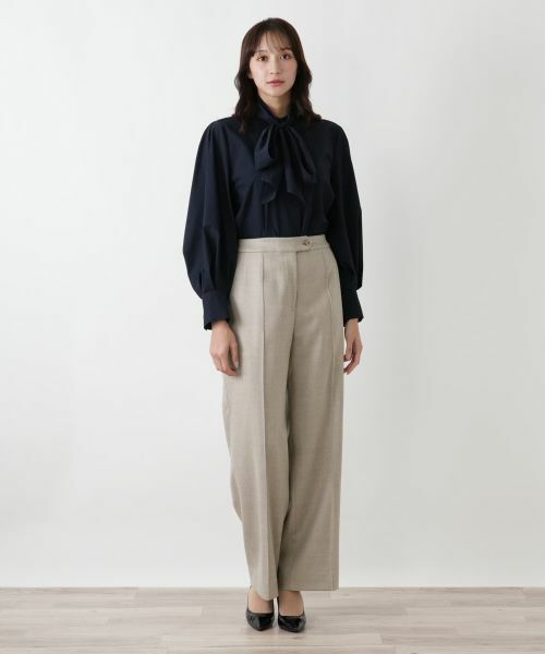 Leilian PLUS HOUSE / レリアンプラスハウス その他パンツ | センタープレスパンツ【BOURGE】 | 詳細4