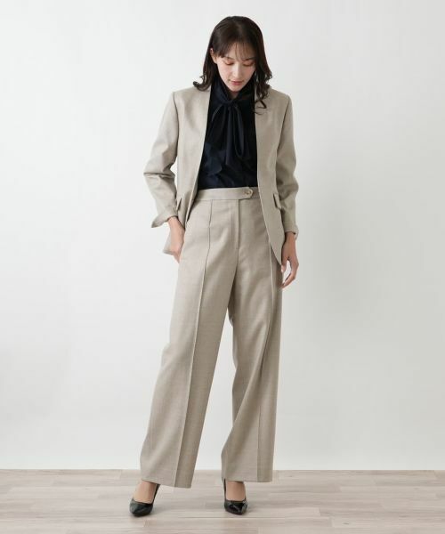 Leilian PLUS HOUSE / レリアンプラスハウス その他パンツ | センタープレスパンツ【BOURGE】 | 詳細7