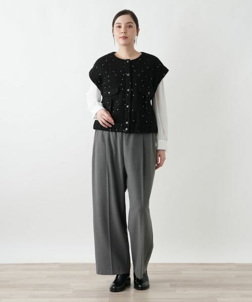 Leilian PLUS HOUSE / レリアンプラスハウス テーラードジャケット | ベスト【NEMIKA】 | 詳細1