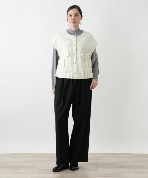 Leilian PLUS HOUSE / レリアンプラスハウス テーラードジャケット | ベスト【NEMIKA】 | 詳細4