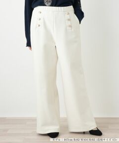 Leilian PLUS HOUSE / レリアンプラスハウス その他パンツ | マリン風裏起毛パンツ【NEMIKA】