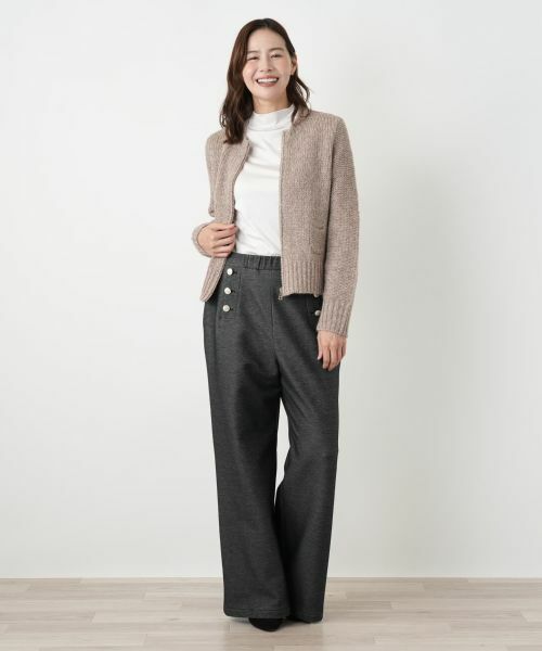 Leilian PLUS HOUSE / レリアンプラスハウス その他パンツ | マリン風裏起毛パンツ【NEMIKA】 | 詳細1