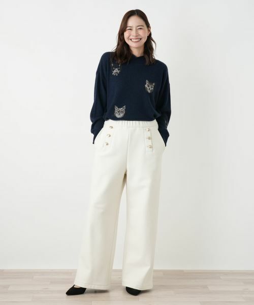 Leilian PLUS HOUSE / レリアンプラスハウス その他パンツ | マリン風裏起毛パンツ【NEMIKA】 | 詳細10