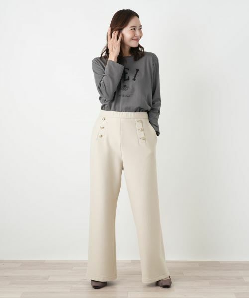 Leilian PLUS HOUSE / レリアンプラスハウス その他パンツ | マリン風裏起毛パンツ【NEMIKA】 | 詳細13