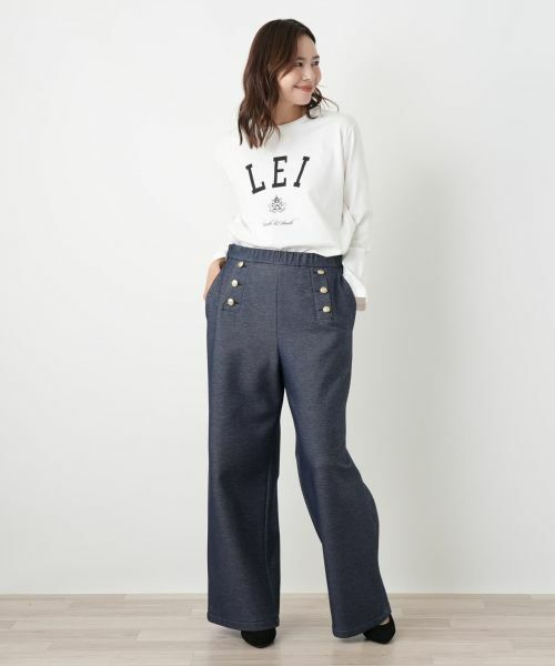Leilian PLUS HOUSE / レリアンプラスハウス その他パンツ | マリン風裏起毛パンツ【NEMIKA】 | 詳細4