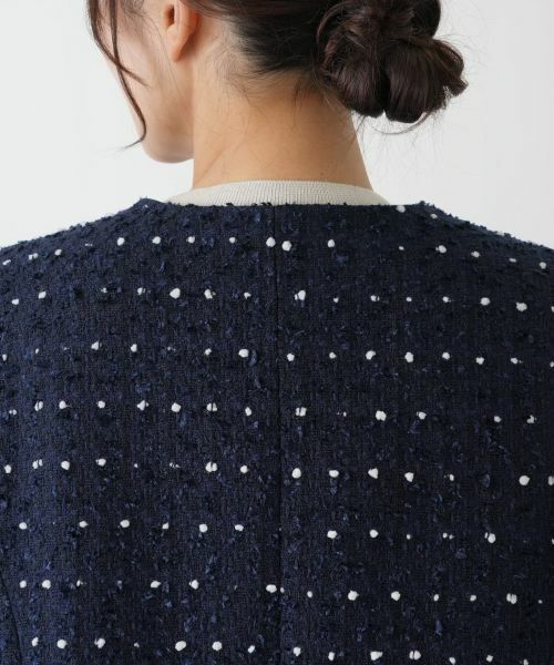 Leilian PLUS HOUSE / レリアンプラスハウス テーラードジャケット | ドットツイードジャケット【セレモニー】【Leilian WHITE LABEL】 | 詳細21