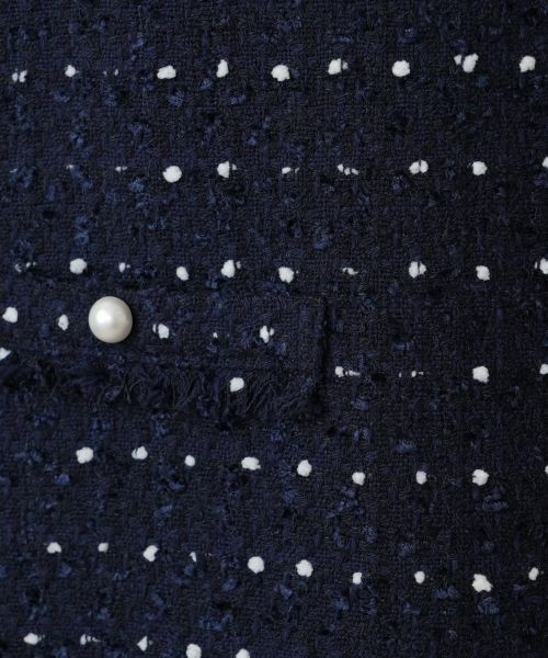 Leilian PLUS HOUSE / レリアンプラスハウス ロング・マキシ丈ワンピース | ドットツイードジャンパースカート【セレモニー】【Leilian WHITE LABEL】 | 詳細27