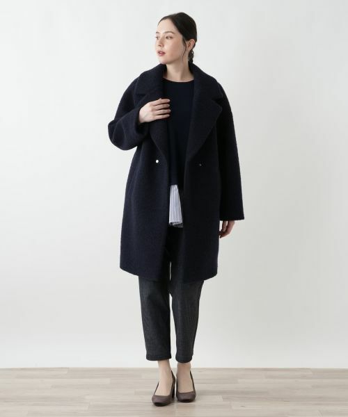 Leilian PLUS HOUSE / レリアンプラスハウス その他アウター | ブークレミドルコート【NEMIKA】 | 詳細1