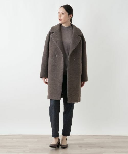 Leilian PLUS HOUSE / レリアンプラスハウス その他アウター | ブークレミドルコート【NEMIKA】 | 詳細7