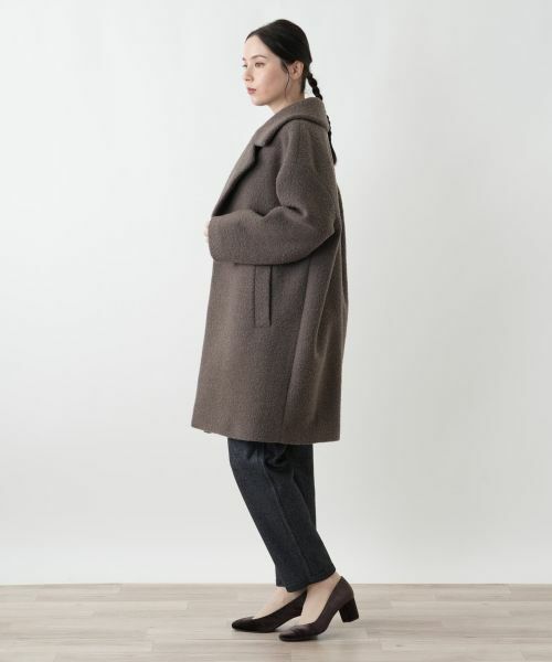 Leilian PLUS HOUSE / レリアンプラスハウス その他アウター | ブークレミドルコート【NEMIKA】 | 詳細8
