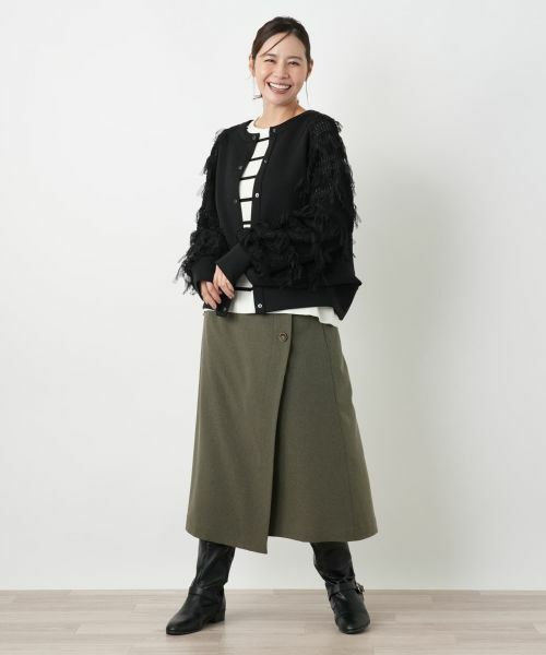 Leilian PLUS HOUSE / レリアンプラスハウス カーディガン・ボレロ | カーディガン【NEMIKA】 | 詳細1